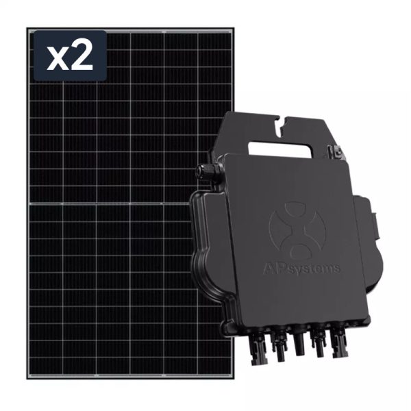 2 xPanel słoneczny JA Solar JAM54D40 BIFACIAL 435Wp+Mikroinwerter APsystems DS3