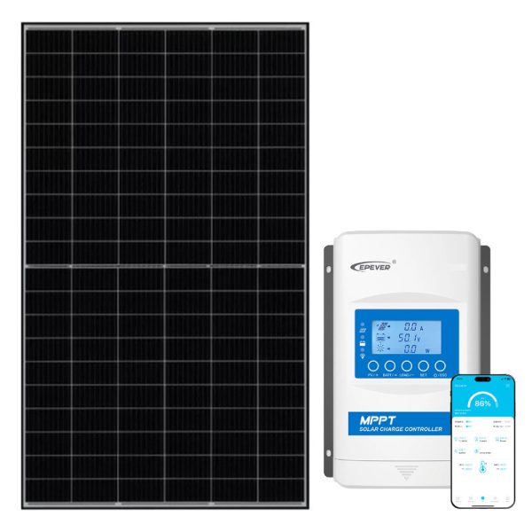 Zestaw do kampera panel sztywny 435W regulator 30A MPPT