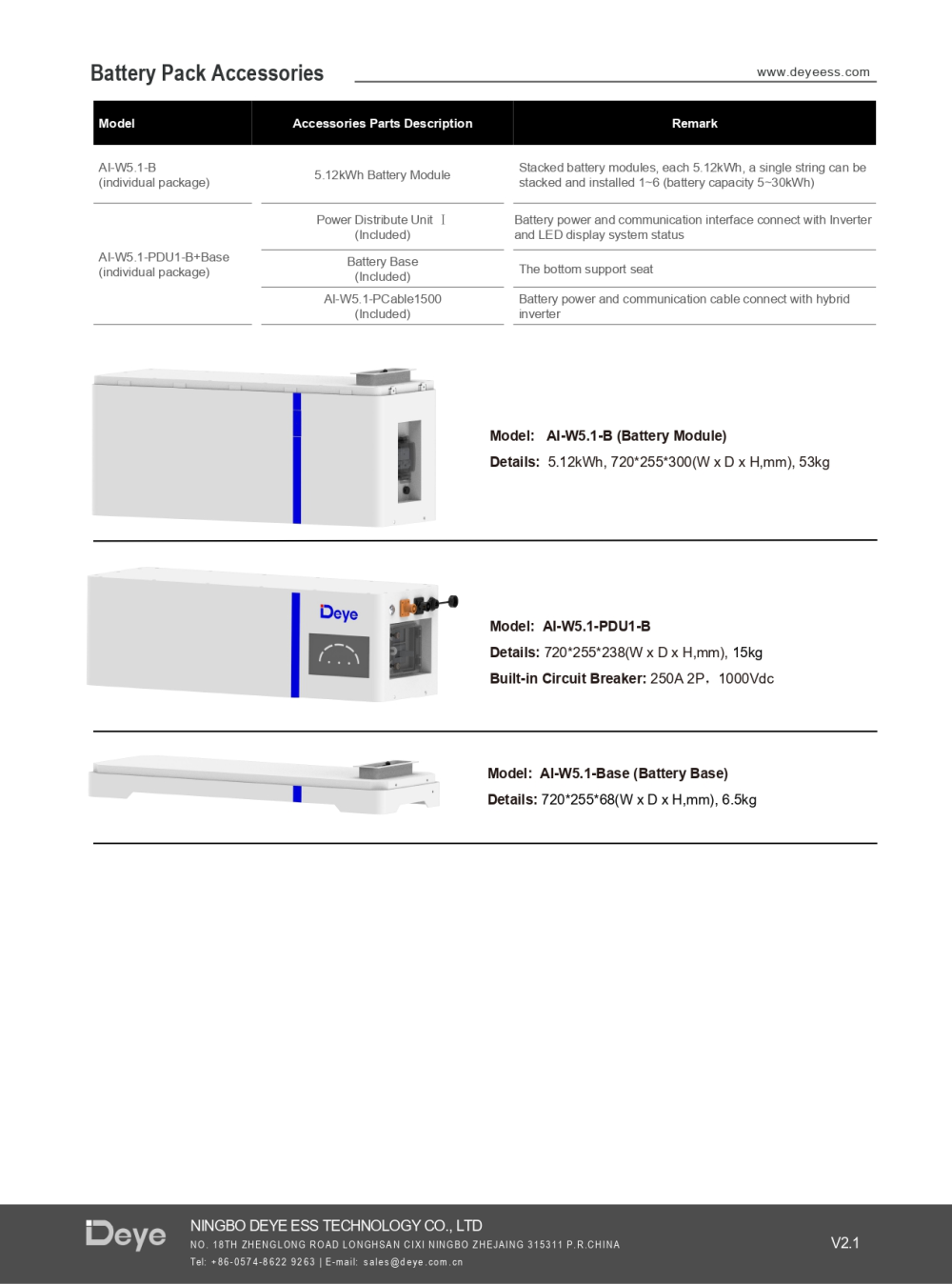 DEYE Moduł kontroler AI-W5.1-PDU1 + Podstawa - obrazek 4